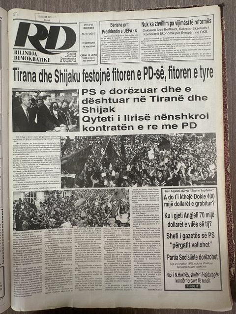 Rilindja Demokratike 1996-05-15